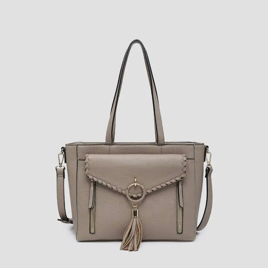 Phoebe Whipstitch Pocket Tote