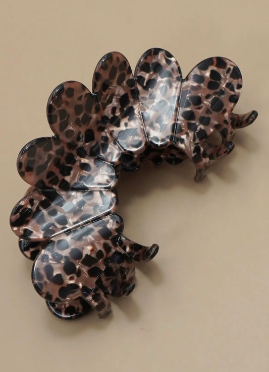 Jumbo Animal Print Hair Clip