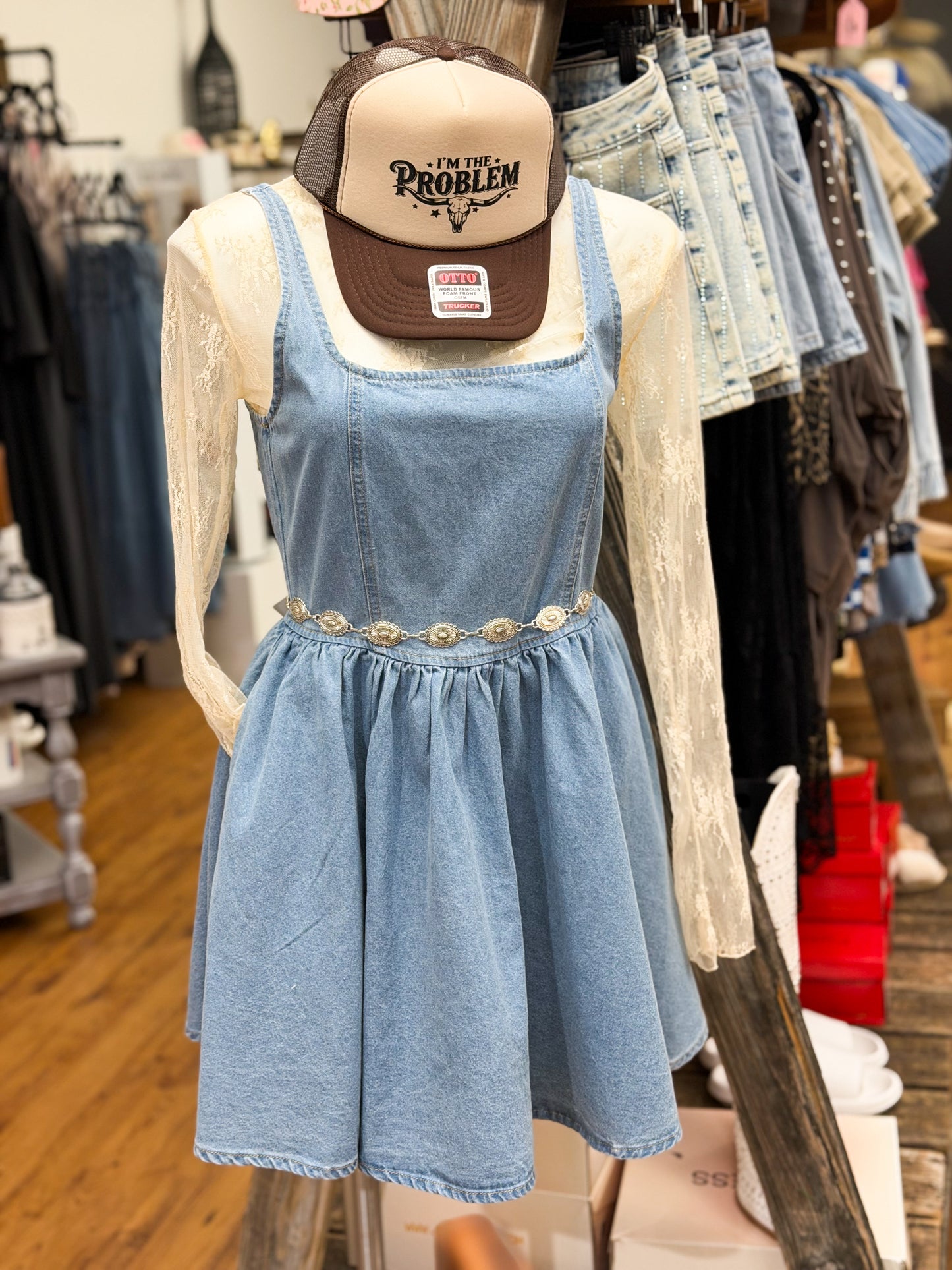 Easygoing Denim Dress