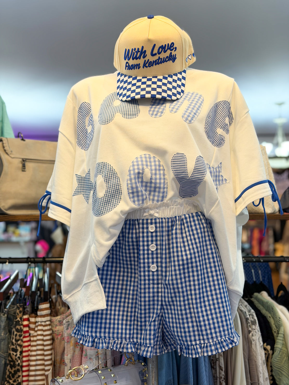 Game Day Patchwork Boxy Top