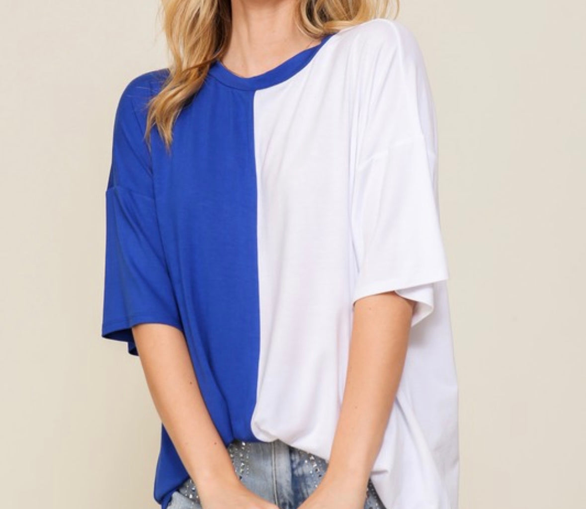 Colorblock Game Day Top