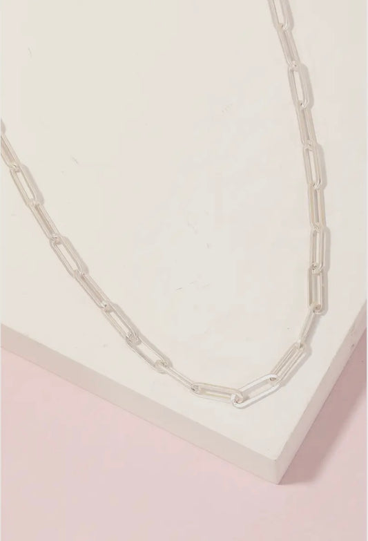 Oval Chain Link Necklace