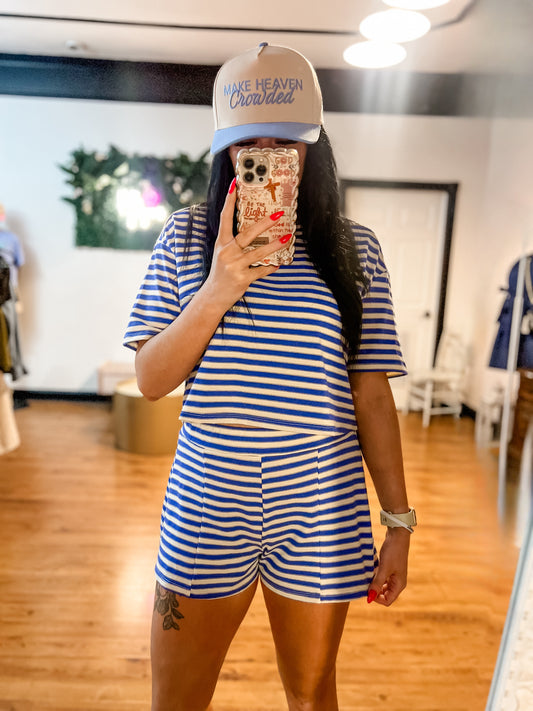 Catch Ya Later Striped Set