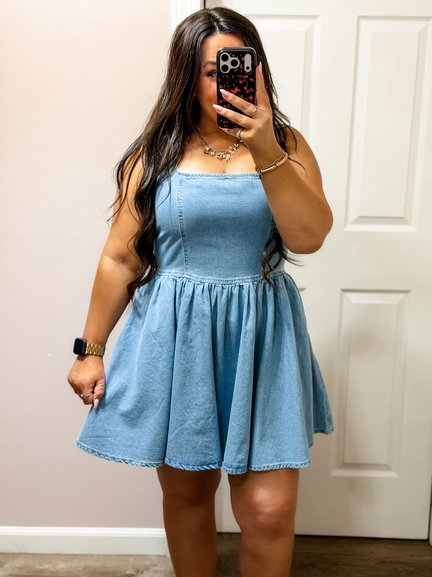Easygoing Denim Dress