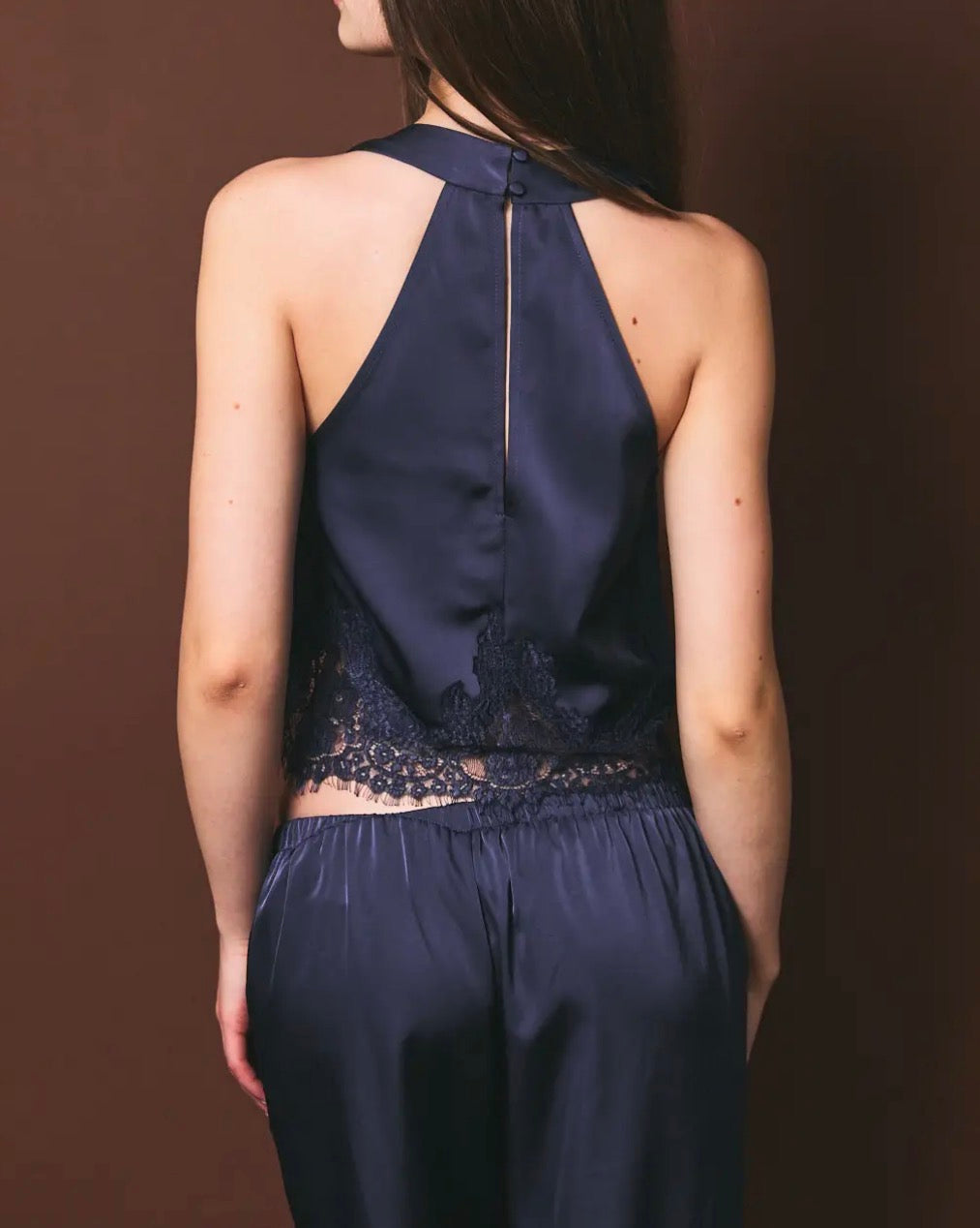 Perfectly Polished Lace Trim Top