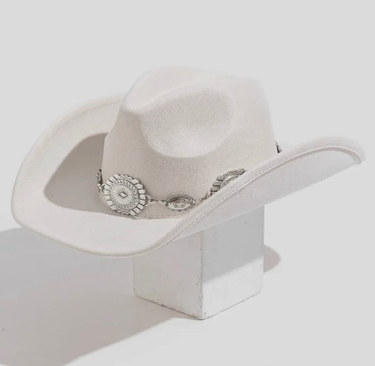 Concho Strap Western Hat
