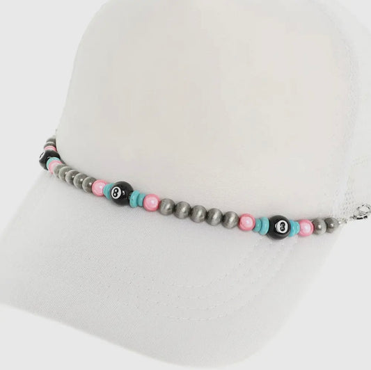 8 Ball Trucker Hat Chain