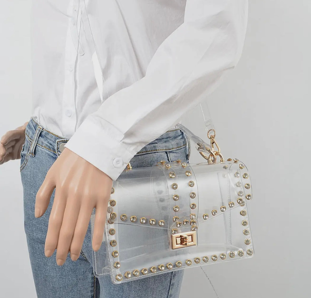 Crystal Clarity Crossbody Purse
