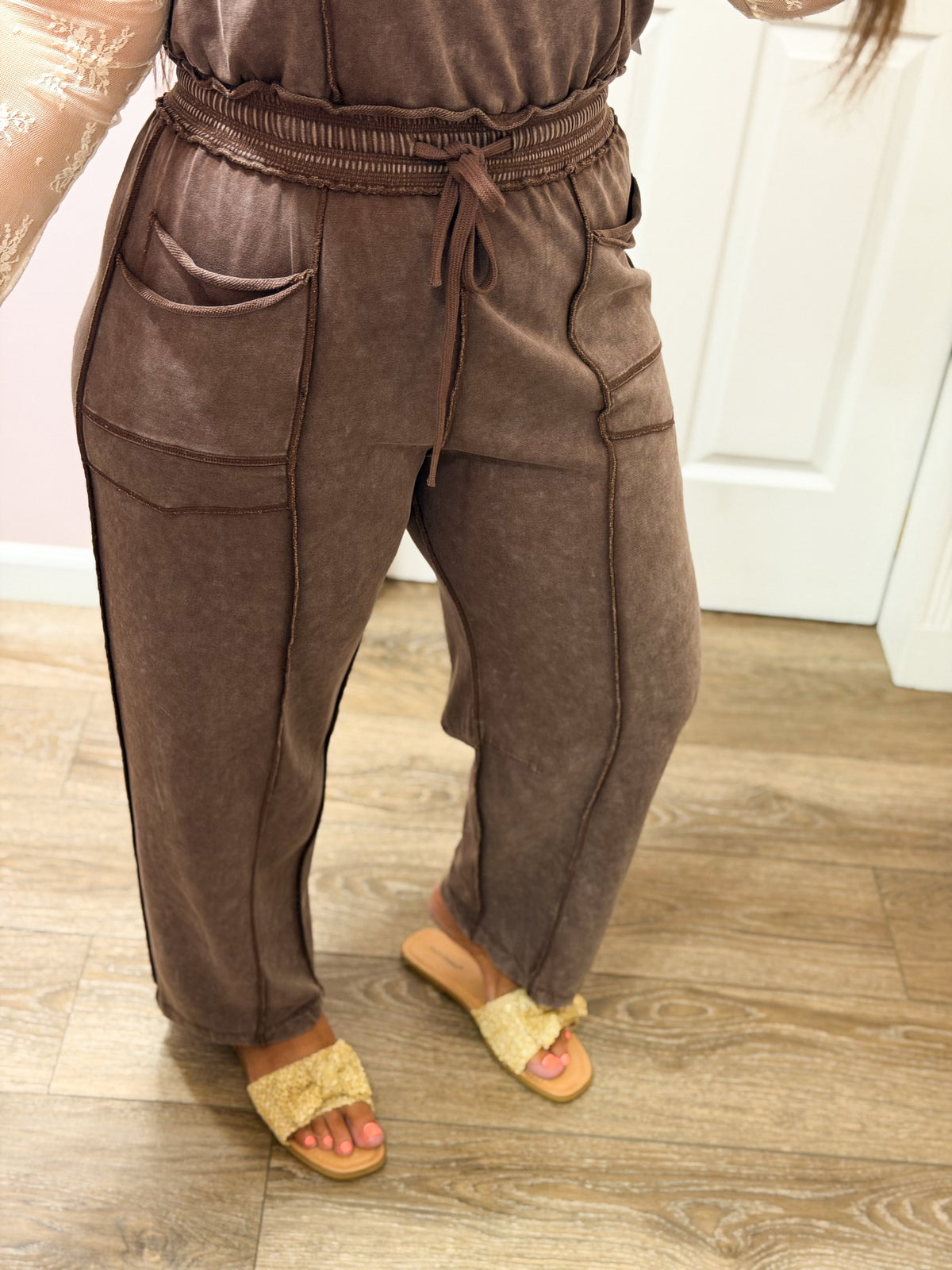 Jackie Mineral Wash Jumpsuit