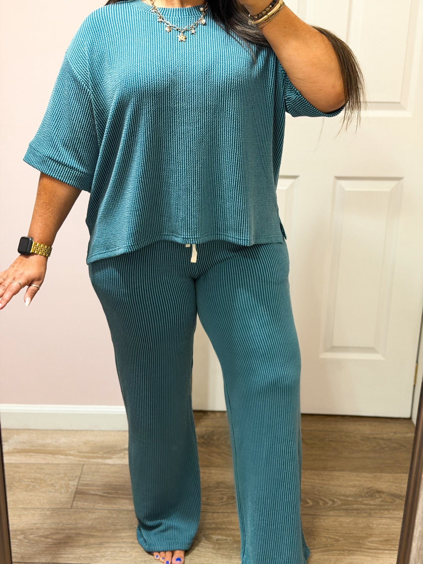 Easily Accomplished Ribbed Set