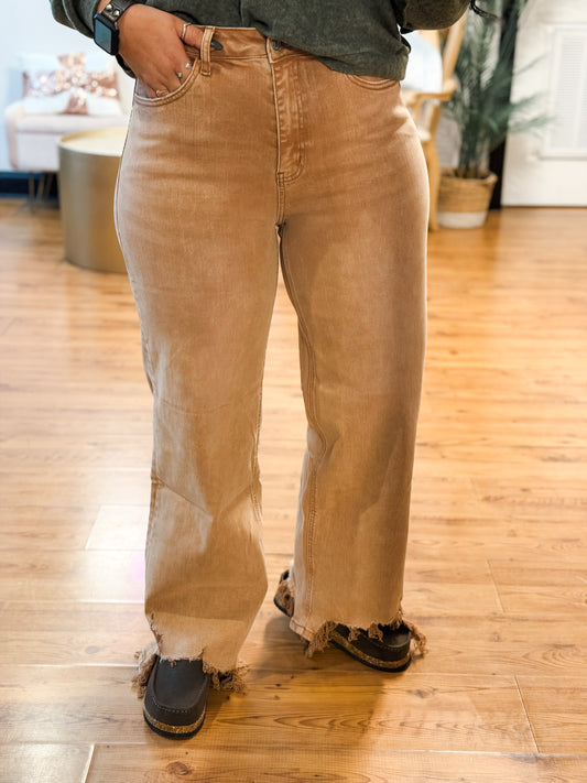 Vanna Distressed Hem Jeans