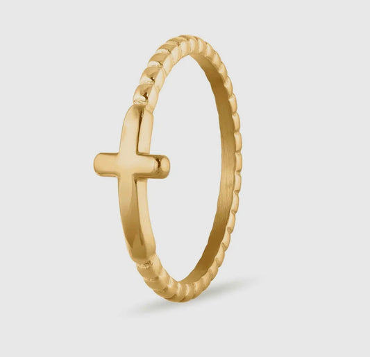 Stackable Cross Ring