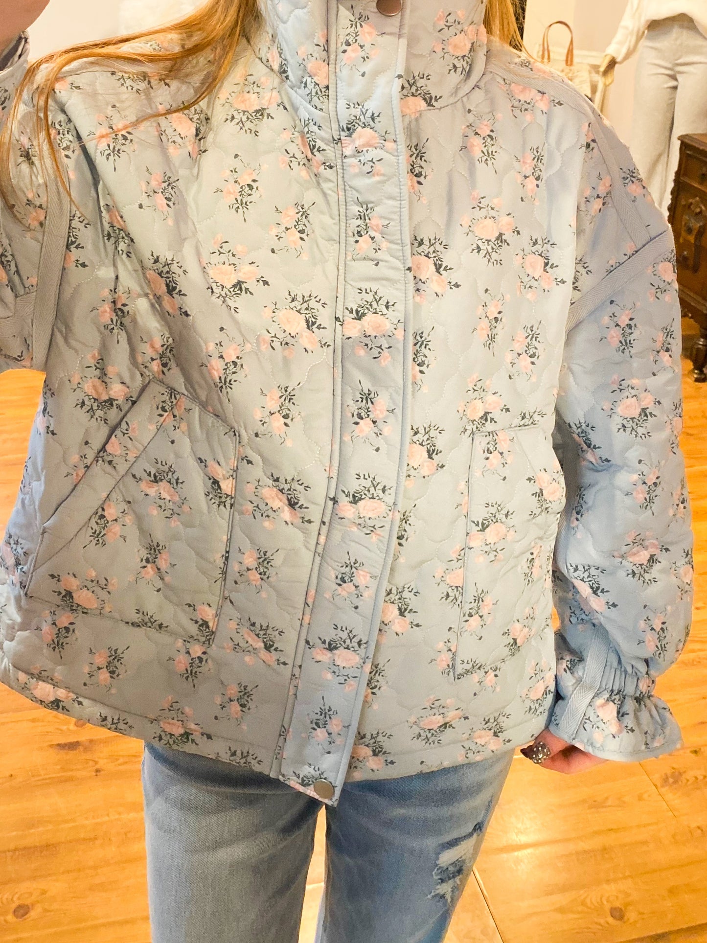 Floral Quilted Jacket