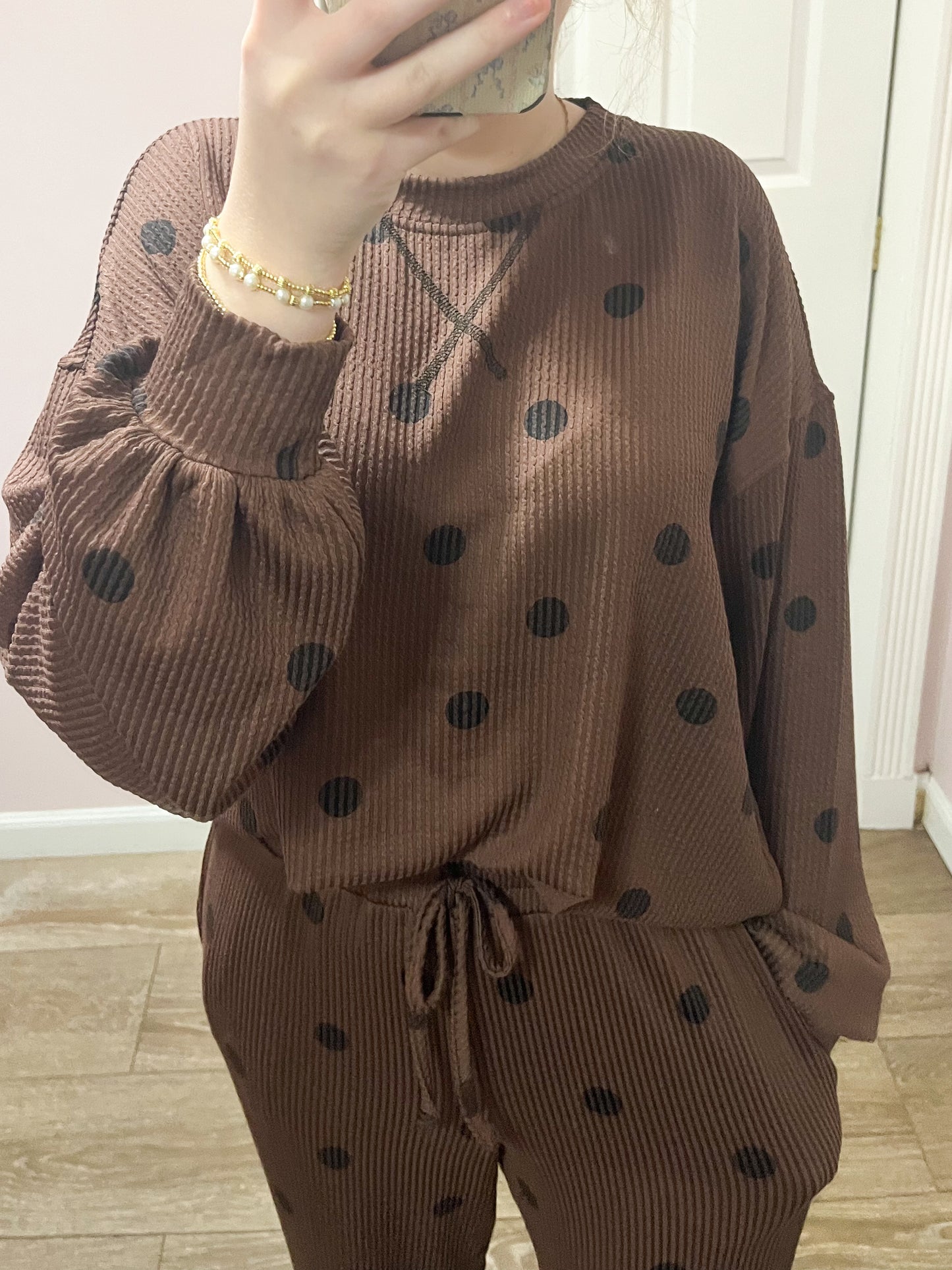 Crisp Breeze Polka Dot Set