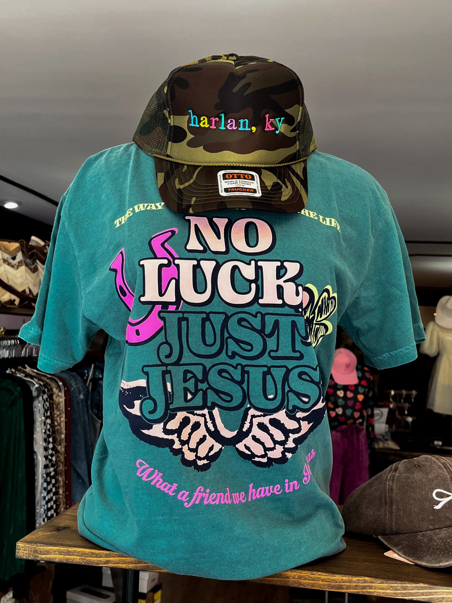 No Luck, Just Jesus Tee