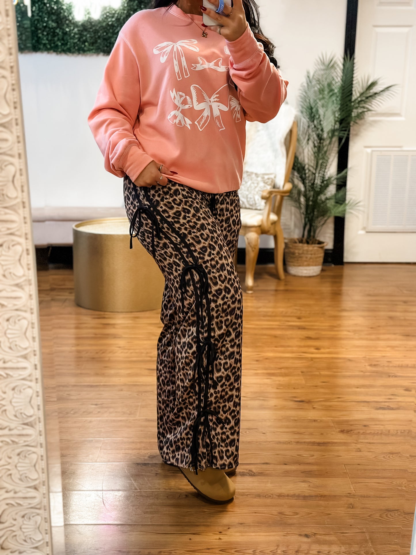 Animal Instinct Wide Leg Pants