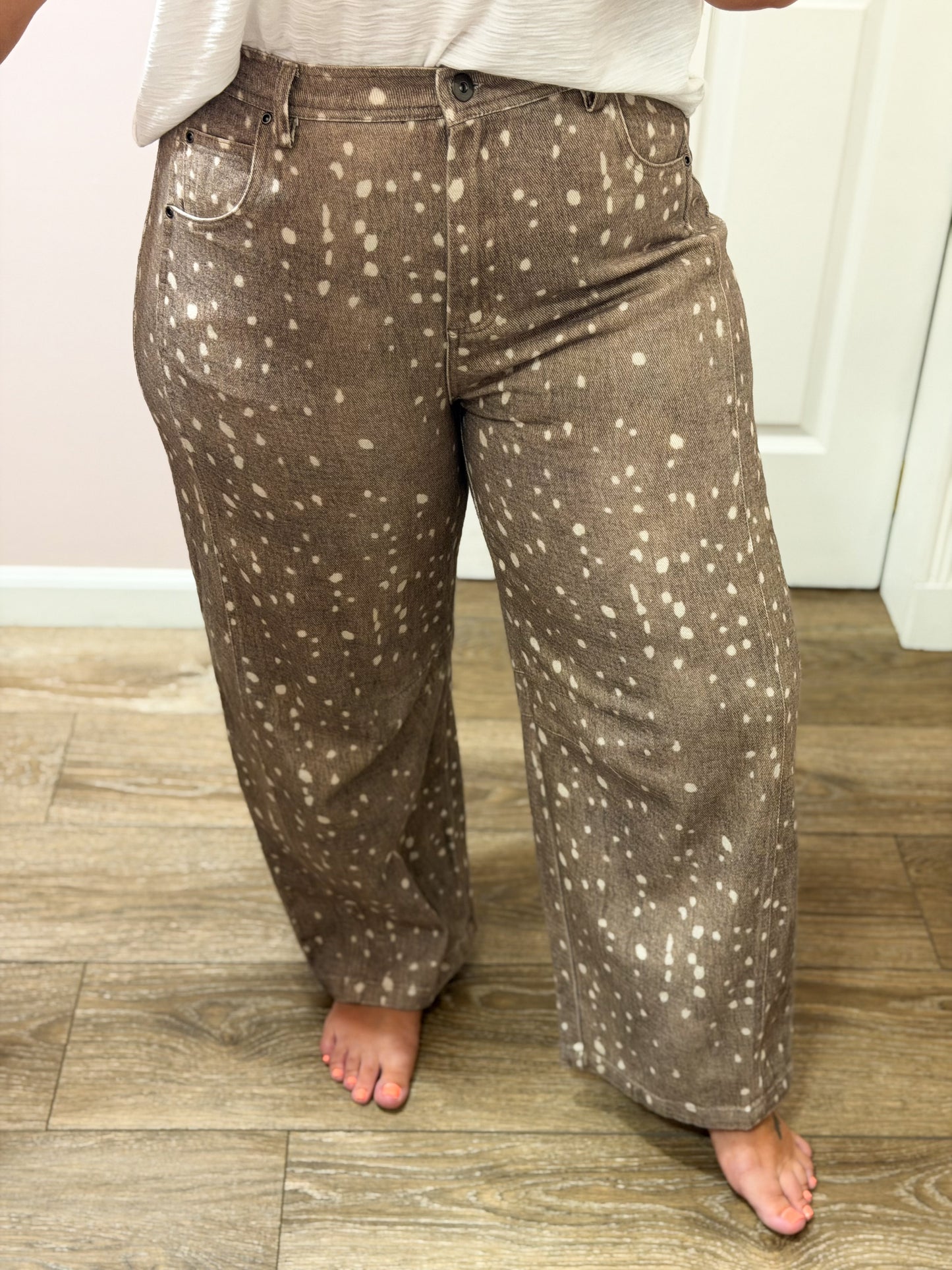 Deer Spotted Barrel Pants