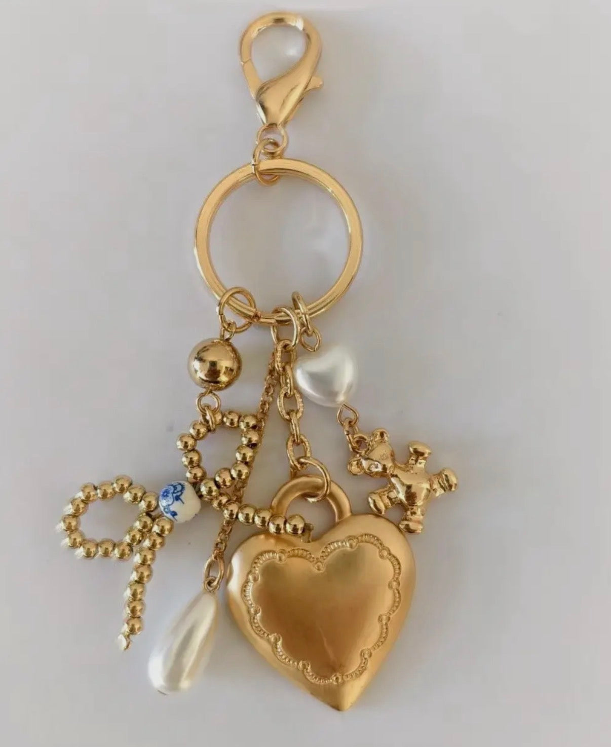 Bow/Heart/Teddy/Pearl Bag Charm
