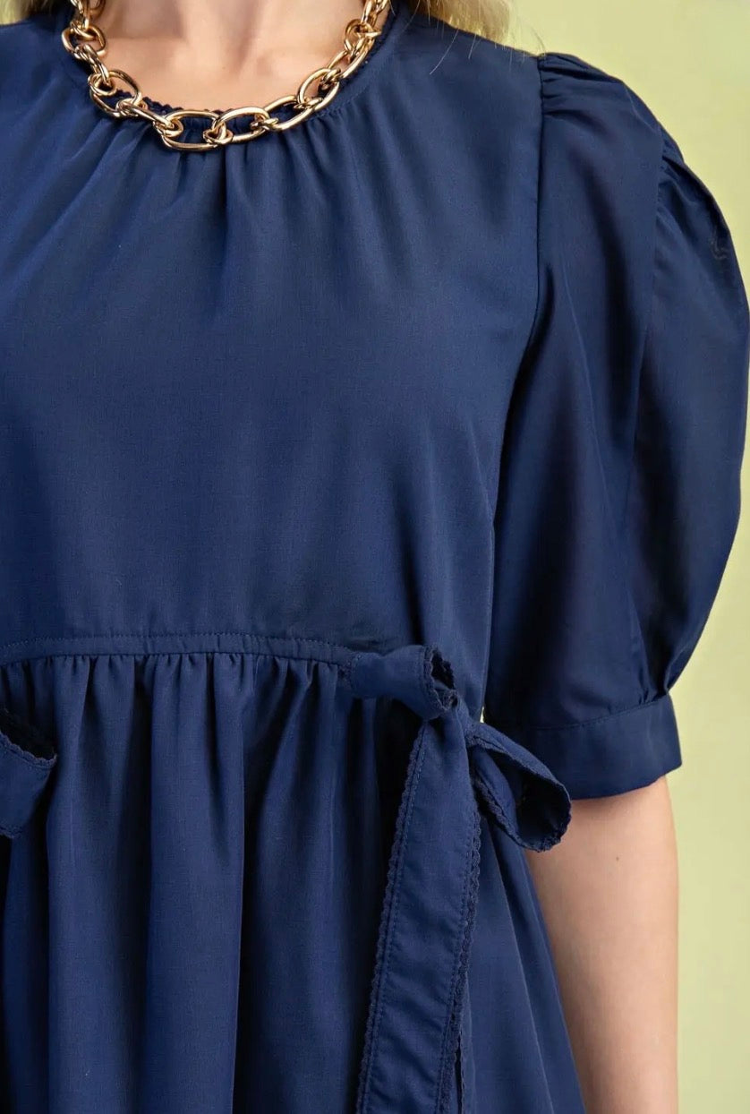 Live Your Life Bow Detail Dress