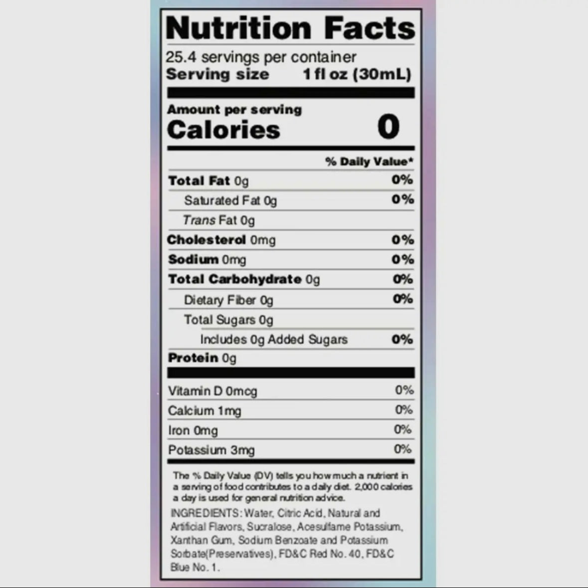 Sugar Free Unicorn Syrup