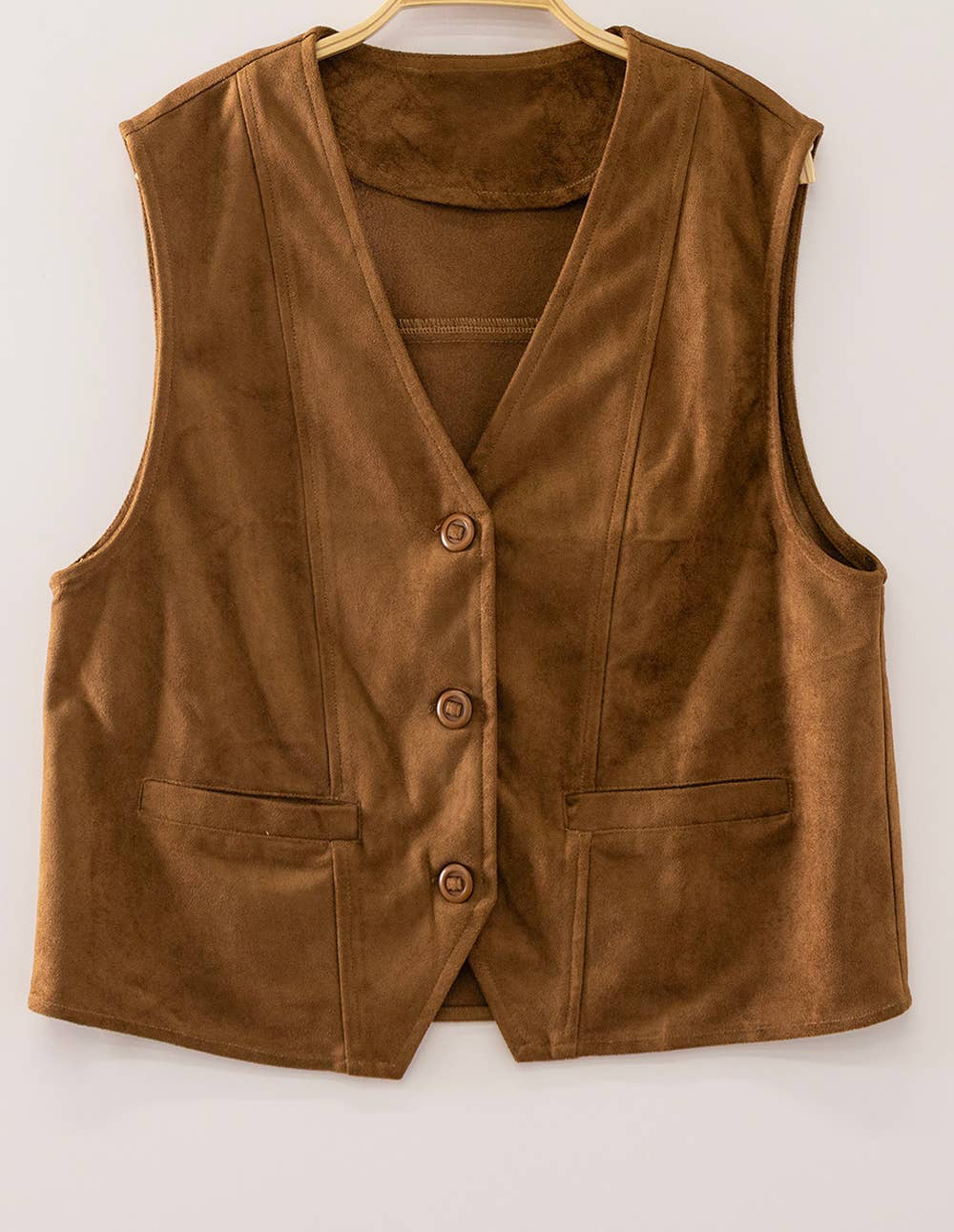 Soft Faux Suede Vest