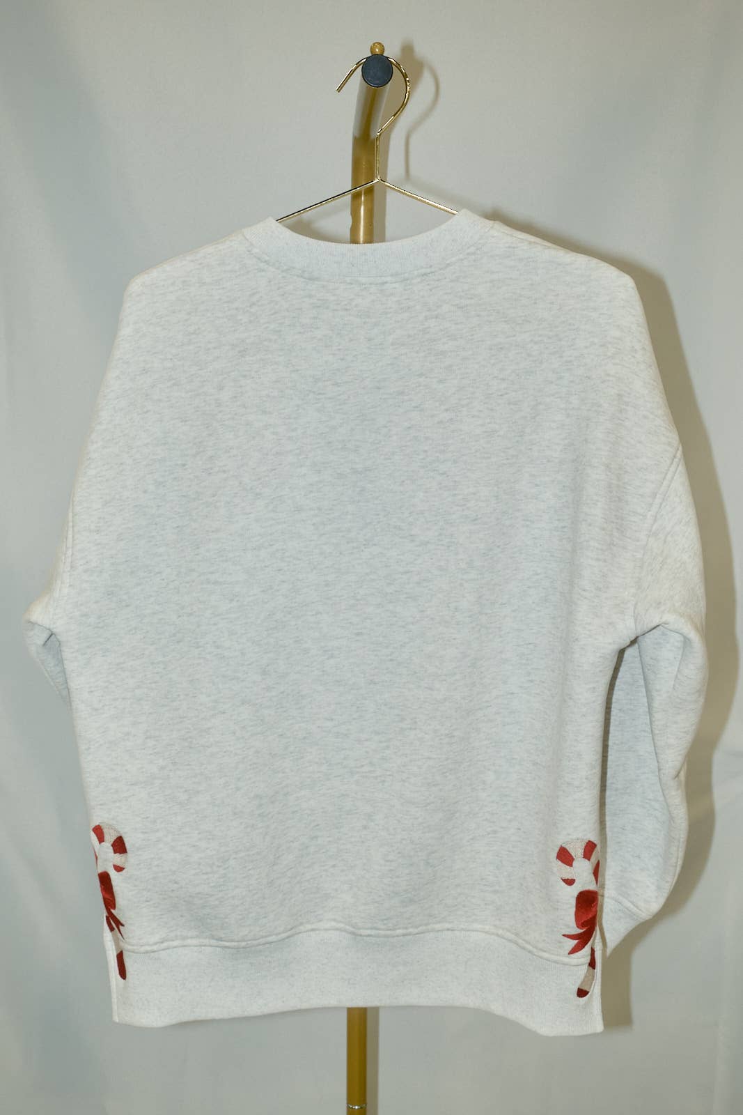 Candy Cane Cutie Embroidered Sweatshirt