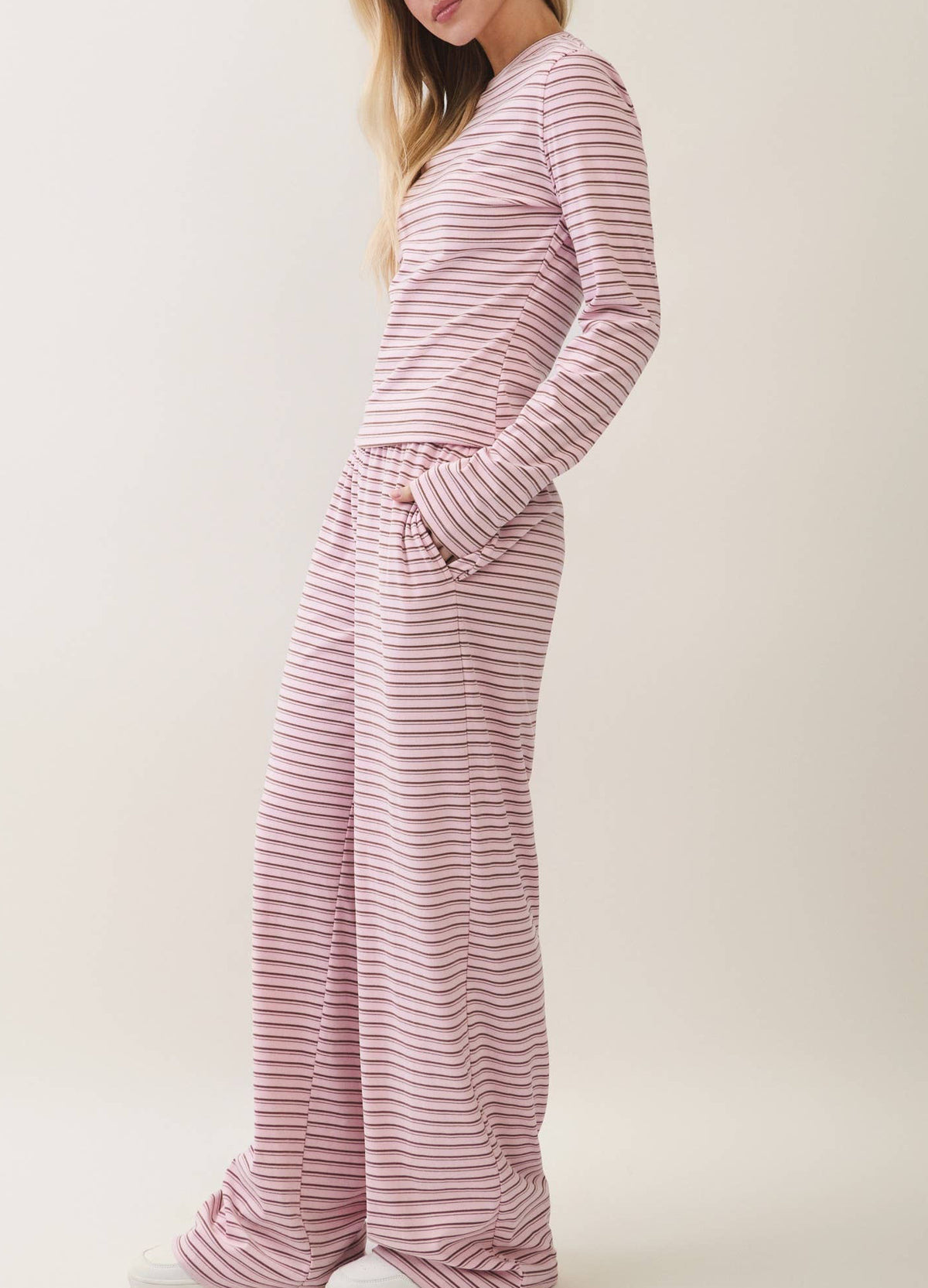 Weekend Drift Striped Lounge Set