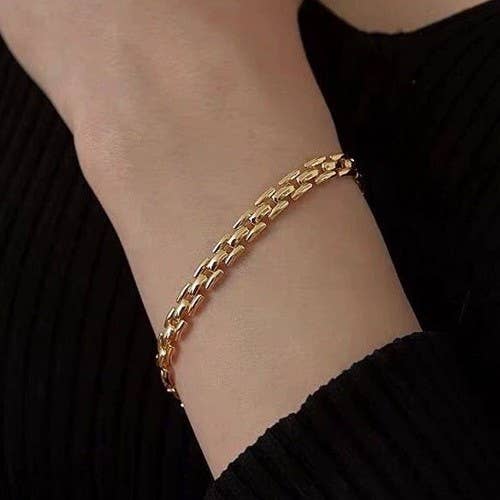 18K Tarnish Free Cuban Bracelet