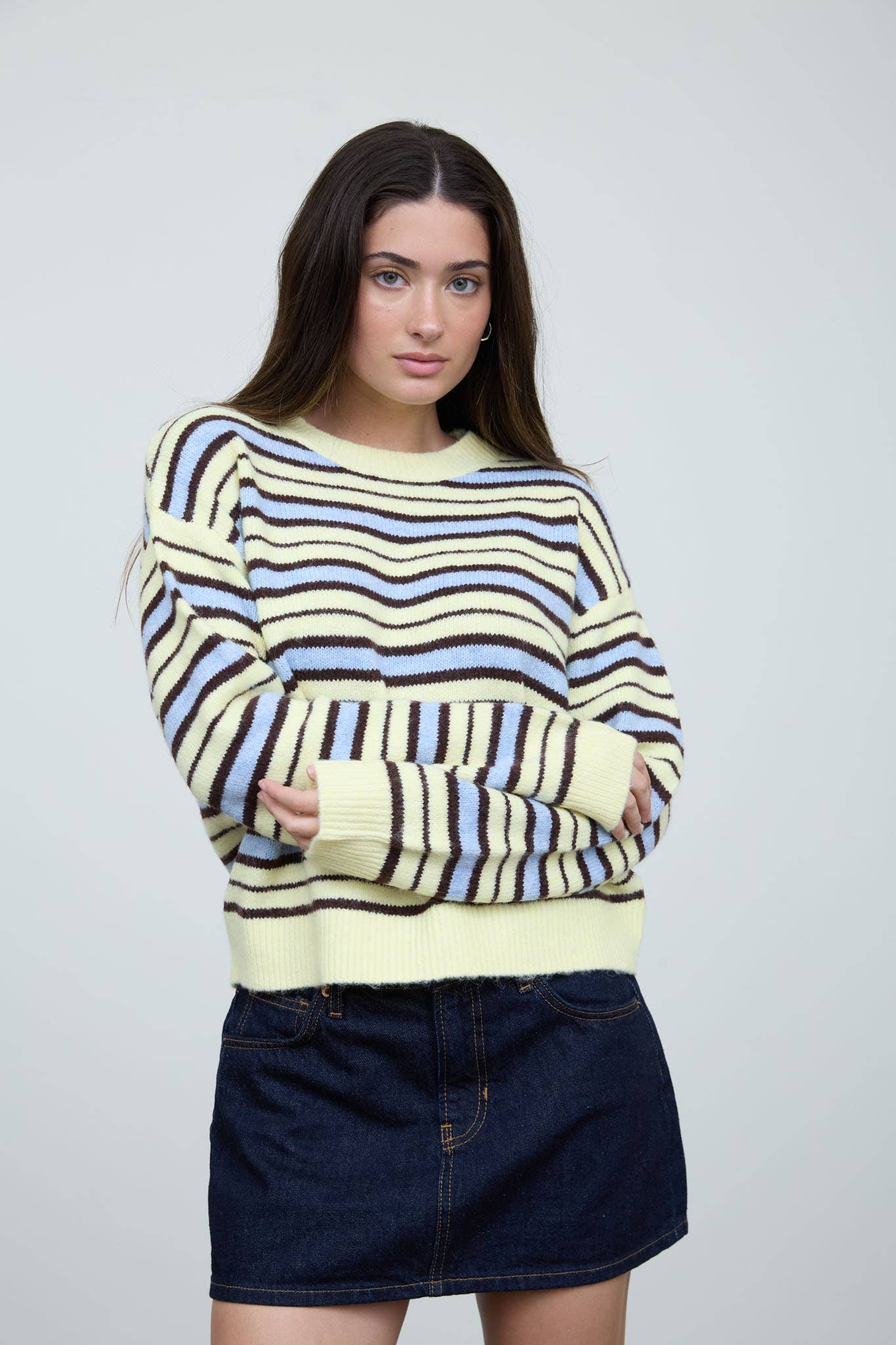 Trace the Lines Stripe Sweater