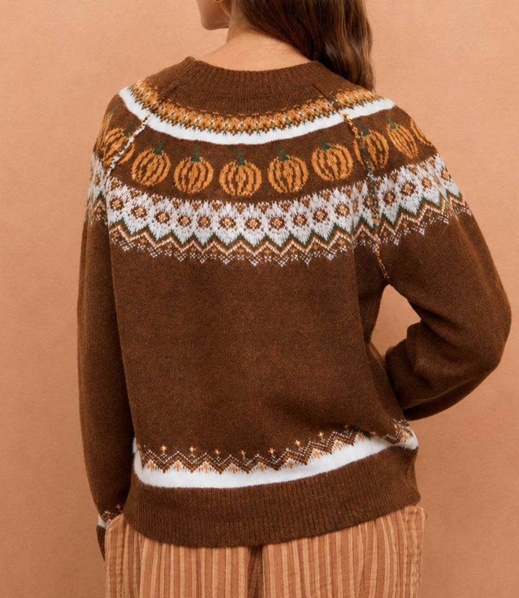 Fall Season Faire Isle Sweater