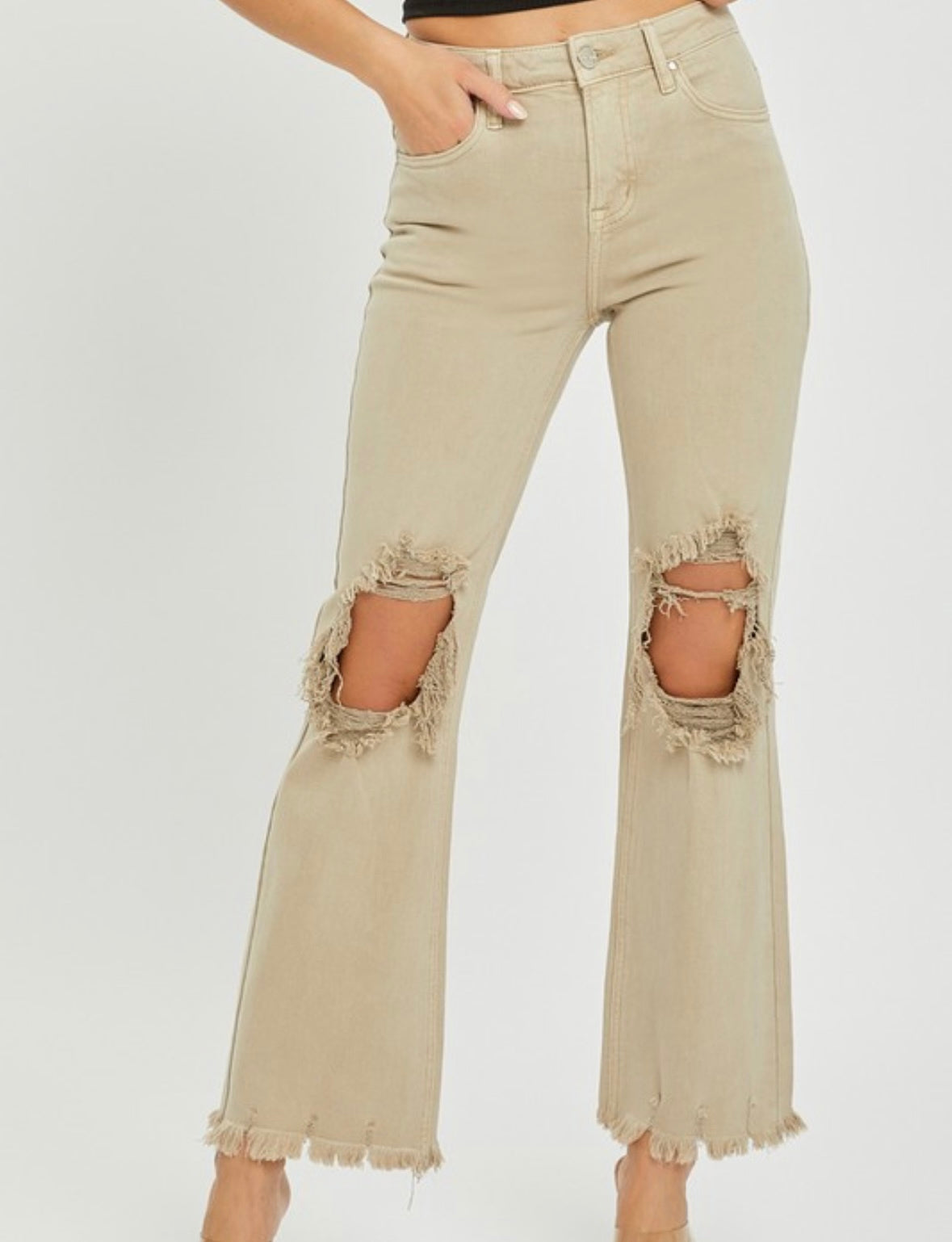 Kylie Straight Leg Jean, Sand