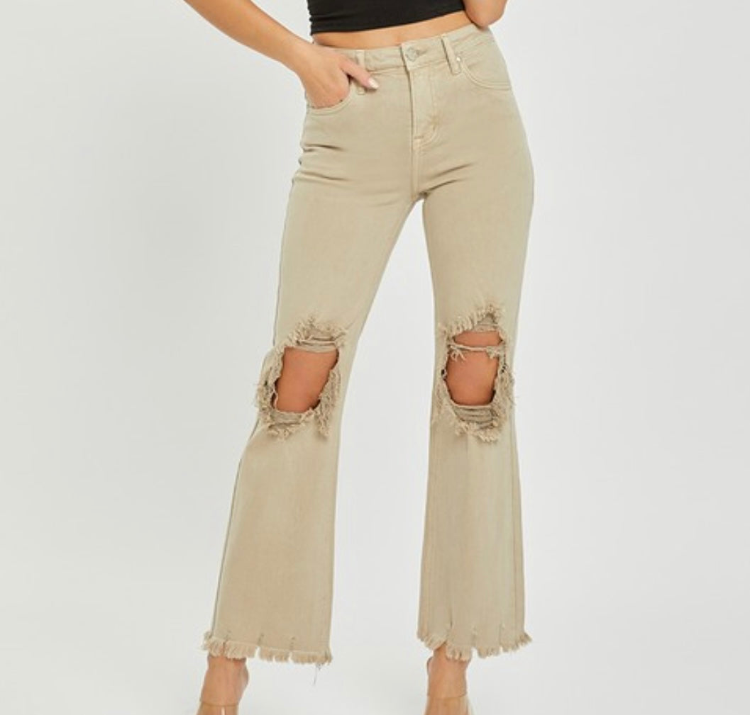 Kylie Straight Leg Jean, Sand