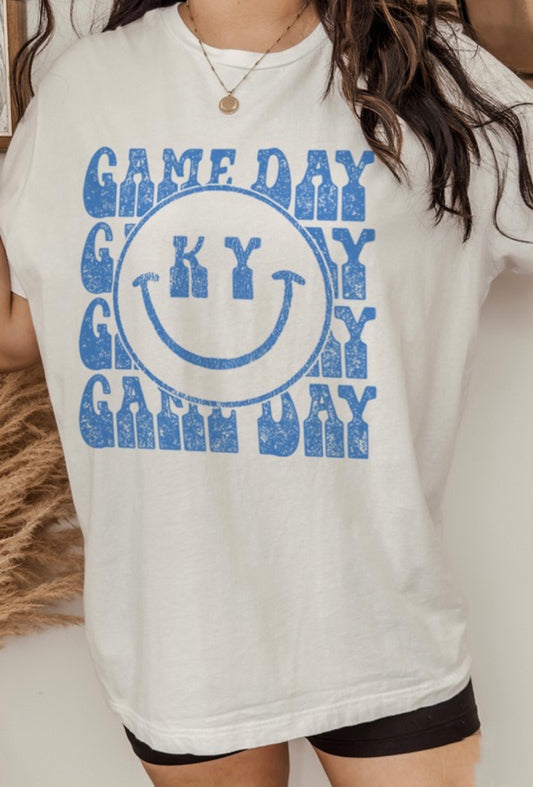 Game Day Smiley Tee