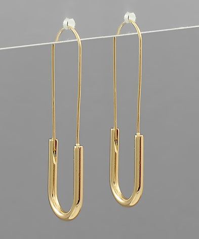 Safety Pin Earrings