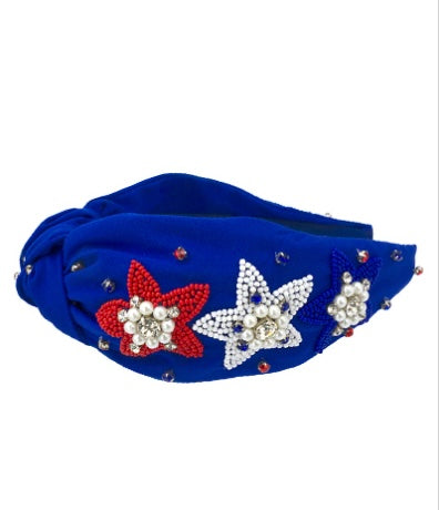 Beaded Star Headband