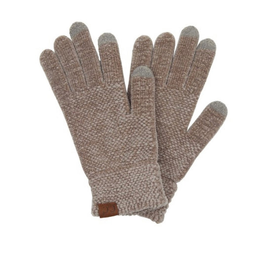 C.C Chenille Touchscreen Gloves