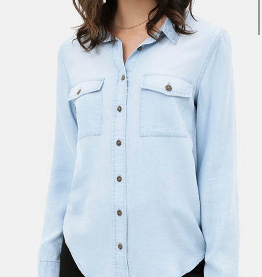 Denim Button Down