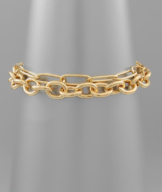 Layered Chain Bracelet