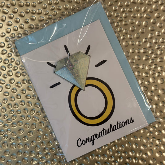 Engagement Ring Bath Bomb Card