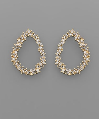 Crystal Teardrop Earrings