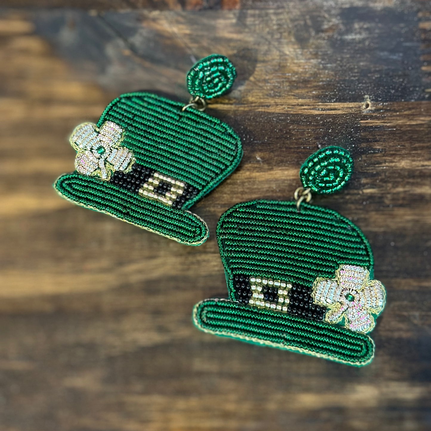 Leprechaun Hat Earrings