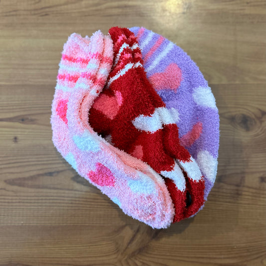Cozy Heart Socks Set